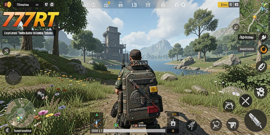 Tampilan gameplay Open World 777RT yang menakjubkan dan luas.