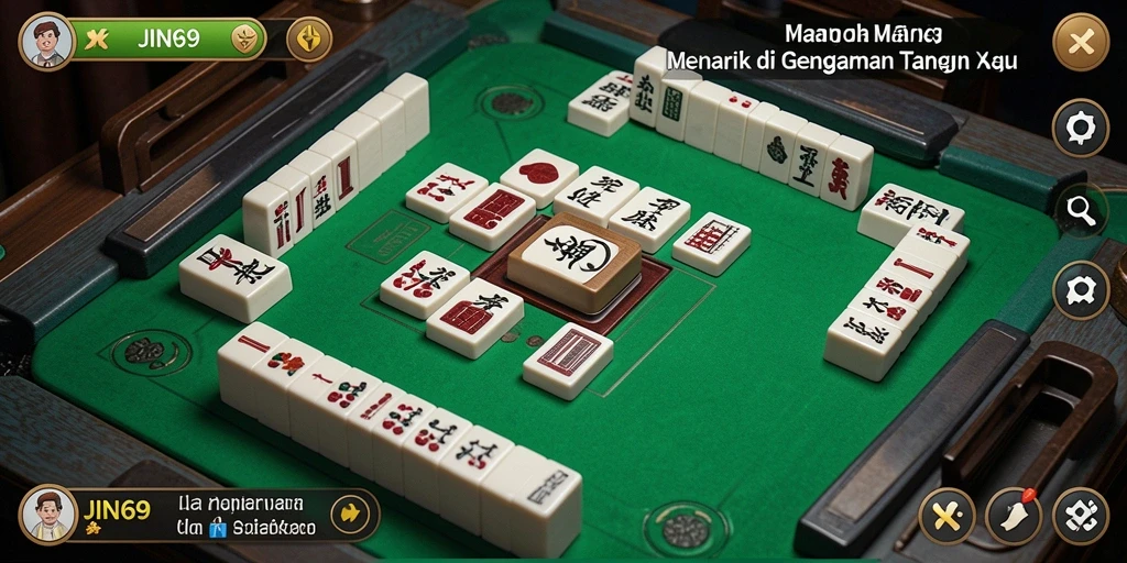 Tampilan gameplay seru dalam <strong>JIN69</strong> yang penuh tantangan Mahjong.