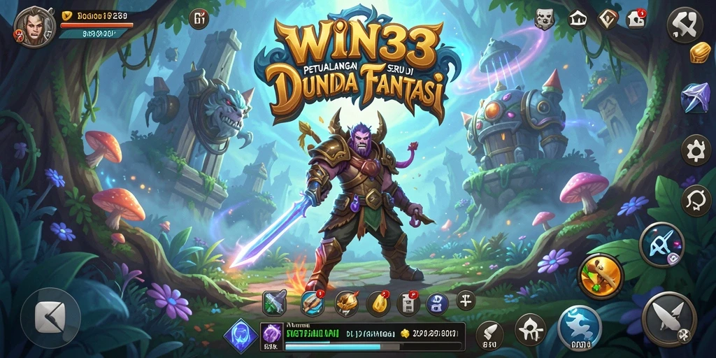 Tangkapan layar gameplay WIN33 menampilkan eksplorasi dunia petualangan yang menakjubkan.